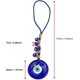 thumbnail image 5 of 2 piezas de amuleto de decoración del hogar, colgante de mal de ojo, amuleto decorativo, decoración del hogar, protección, bendición, regalo, colgante de cuentas de vidrio, 5 of 5