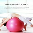 thumbnail image 4 of Yoga Ball Exercise Ball for Home Office Desk, Stability Ball & Balance Ball to Relieve Back Pain, Home Gym Workout Ball, Purple, 4 of 8