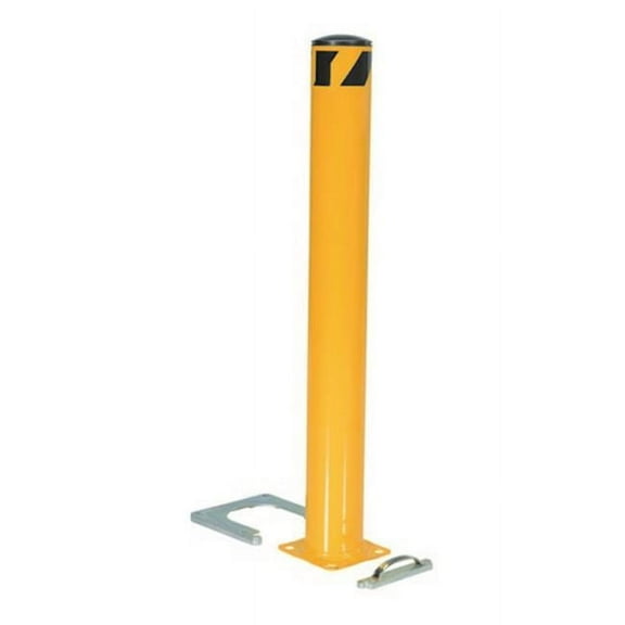 Manufacturer Varies Bollard, Removable, 5-1/2", Yellow BOL-RF-48-5.5