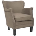 thumbnail image 2 of SAFAVIEH Jenny Arm Chair With Brass Nail Head Java, 2 of 7