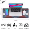 thumbnail image 5 of Long Mouse Pads for Desk,Colorful Geometric Triangle Chevron Desk Mats on Top Of Desks, Desk Mouse Pad Extra Large with 3mm Non-Slip Base and Stitched Edge for Gaming,Work,Home 31.5"x11.8", 5 of 5