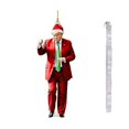 thumbnail image 1 of CAIROYAR Nuevo adorno acrílico de baile del presidente Lindo colgante navideño M7R1 Decoración, 1 of 7