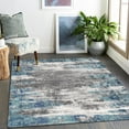 MCOW Area Rugs for Bedroom 8x10 Abstract Machine Washable Vintage Rugs