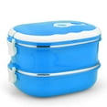 thumbnail image 1 of CAROOTU Portable Rectangular Lunch Box Stainless Steel Insulated Food Storage, 1 of 1