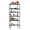 Black, variant on FASCK  6 Tier Wire Shelving Units Adjustable Metal Storage Rack 23L x 13W x 59H NSF Pantry Shelves Kitchen Organization Shelf for Kitchen Garage Small Places Commercial,Chrome