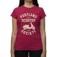 thumbnail image 3 of Portland Scooter Society T-shirt Color Women's -SelectDesign, 3 of 4