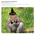 thumbnail image 2 of juego de gorro y bufanda para mascota, pajarita, sombrero de bruja de lagarto, decoración para fiesta de Halloween, ropa para hámster, accesorios., 2 of 6