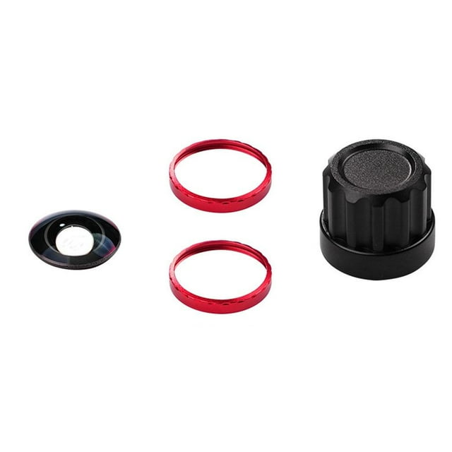 Replacement Kit for Insta360 X5 with DIY Lens Swap Tool & Multi-Color Rings HD Optical Lens Set for 360-Degree Camera