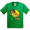 thumbnail image 3 of Inktastic Roaring Tyrannosaurus Rex Witch on Halloween Youth T-Shirt, 3 of 5