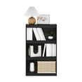 thumbnail image 4 of Furinno JAYA Book Shelf, 3-Tier Modern Bookshelf with Adjustable Shelf, Bookcase with Open Shelf, 9.5 x 24.5 x 40.3, for Organization and Storage, for Living Room, Bedroom, Home Office, Darkwood, 4 of 4