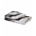 thumbnail image 2 of Marble Black Towel Set of 3, Soft Microfiber Bath Towels, Hand Towel, Washcloths, Abstract Gold White Brick Stone Motif Quick-Dry Absorbent Towels for Bathroom Kitchen Hotel Beach Gym Spa, 2 of 7