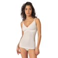 thumbnail image 3 of SKINY Camisa de espagueti para mujeres - Top, cuello en V, almohadillas, Micro Lovers, microfibra Blanco 2XL (2X-Large), 3 of 5