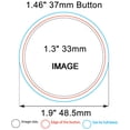 thumbnail image 2 of INTBUYING 100set 1.46in/37mm Round Badges Pin Back Button Metal for DIY Craft, 2 of 6