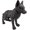 Galaxy Black, variant on 3D Printed Articulated Wolf - Poseable Fantasy Creature,  Desk Decor, Wolf Lovers and Collectors