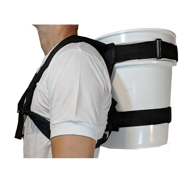 Backpack for 5 Gallon Buckets for Ice Fishing, Picking Apples and