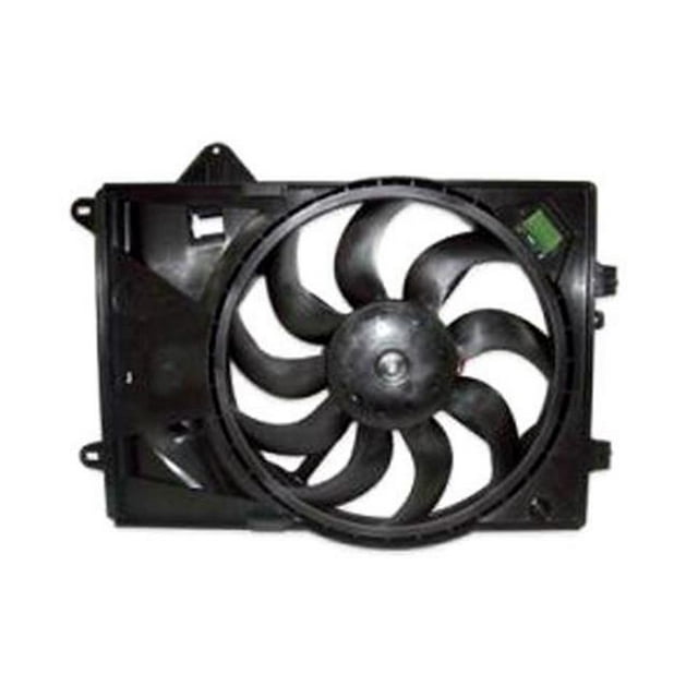 Radiator Cooling Single Fan Assembly for 2012-2017 L4-1.8L Sedan H-back Sonic