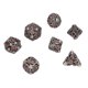 thumbnail image 1 of 7pcs Octopus Pattern Dice Portable Brass Exquisite Hollow Polyhedral Dice Props for Role Playing Game, 1 of 4