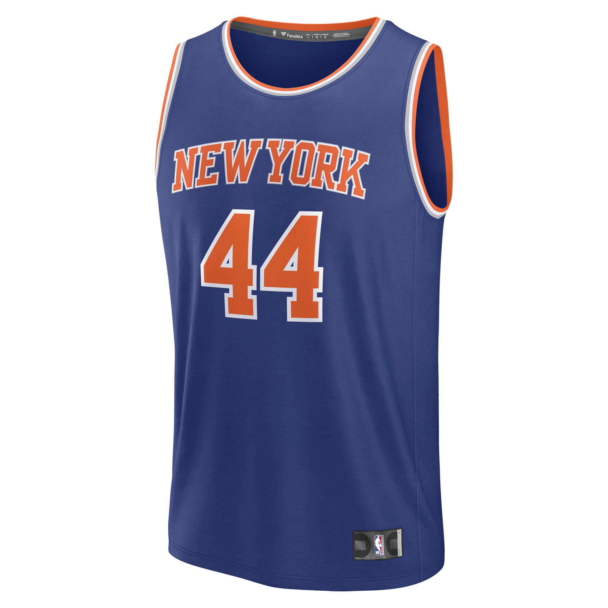 Men's Fanatics Landry Shamet Blue New York Knicks Fast Break Replica Player Jersey - Icon Edition
