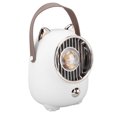 thumbnail image 3 of Ventilador de aire Acondicionado ANGGREK 350 Ml Recargable por USB Humidificador Portátil enfriador de aire Ventilador de Nebulización con Luz Ambiental LED, 3 of 8