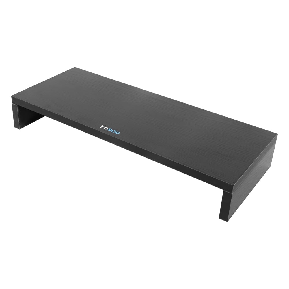 Dilwe Computer Monitor Riser Desk Table LED TV Stand Shelf Desktop