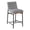 Gray, variant on Pemberley Row Boucle Fabric White Counter Height Chair Rectangular Fully Assembled 26.38"