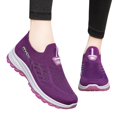thumbnail image 3 of Sopiago Running Shoes Womens Wide Minimalist Sneakers Barefoot Leather Casual Walking Shoes Zero Drop Lace-up Lightweight Comfortable Purple,39, 3 of 6