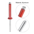 thumbnail image 4 of Unique Bargains Rivets Aveugles Tête Ronde Plate en Aluminium 4mm x 25mm, Rouge 100 Pack, 4 of 5