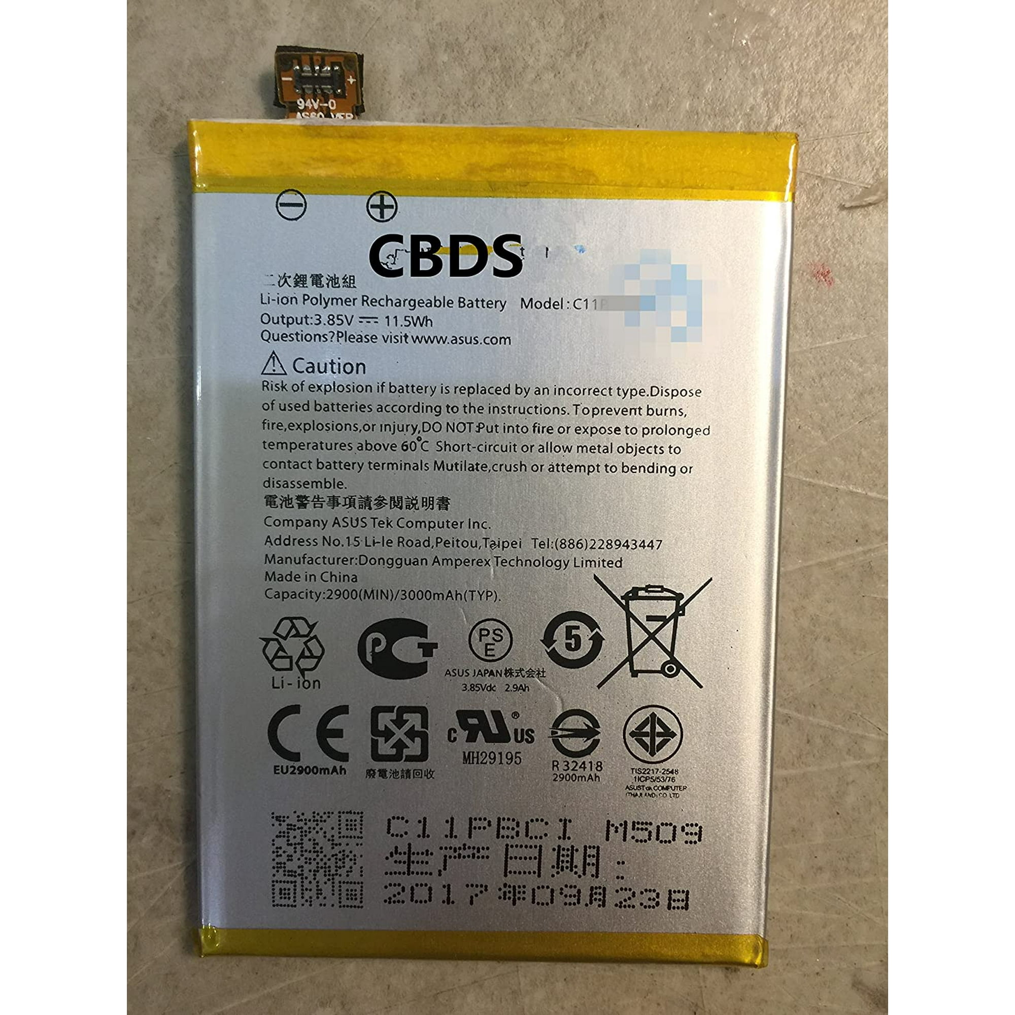 Cbds 2900mah 11 5 Wh Replacement Battery Compatible With Asus Zenfone 2 Ze550ml Ze551ml Z008d C11p1424 In Walmart Canada