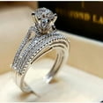 thumbnail image 1 of Accesorios Deseo Pareja Anillo Joyería Anillo de compromiso Tamaño compacto Adecuado para todas las ocasiones, 1 of 6