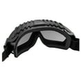 thumbnail image 4 of 2 Pair Global Vision Ballistech 1 Riding Goggles Matte Black Frame Smoke Clear Lens Z87.1, 4 of 9