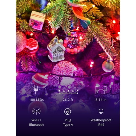 Twinkly - Smart Light String 100 LED RGB Generation II - Multi