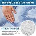 thumbnail image 7 of SCRAWLGOD Butterfly Tie-Dye Blue Recliner Chair Covers, Removable 4 Pieces Stretch Recliner Covers with Storage Pockets Soft Comfortable Recliner Slipcovers for Pet, Living Room, 7 of 7