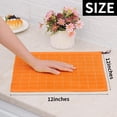 thumbnail image 5 of decorUhome 100% Cotton Terry Kitchen Dish Cloths, Ultra Soft and Absorbent Dish Towels for Kitchen, Perfect for Drying and Washing Dishes, 6 Pack, 12 x 12 Inches, Orange, 5 of 8