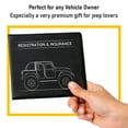 thumbnail image 5 of CANOPUS Car Registration and Insurance Holder, Car Document Holder, Vehicle Registration and Insurance Card Holder, Wallet Vehicle Paperwork Organizer (2 Pack), JEEP, 5 of 7
