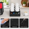thumbnail image 5 of HFHOME Coffee Pod Drawer, 48 Vertuoline Coffee Pods Holder, Pods Storage Drawer Holder for 36 K Cup, Metal Coffee Station for Nespresso Vertuo Capsules for Home Office Counter, Black, 5 of 9