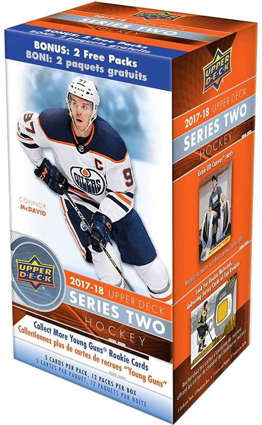NHL 2017-18 Series Two Hockey Trading Card Blaster Box
