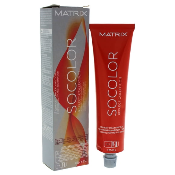 Socolor Reflect Collection Cream Hair Color 6RC - Light Brown Red Copper by Matrix for Unisex - 3 oz