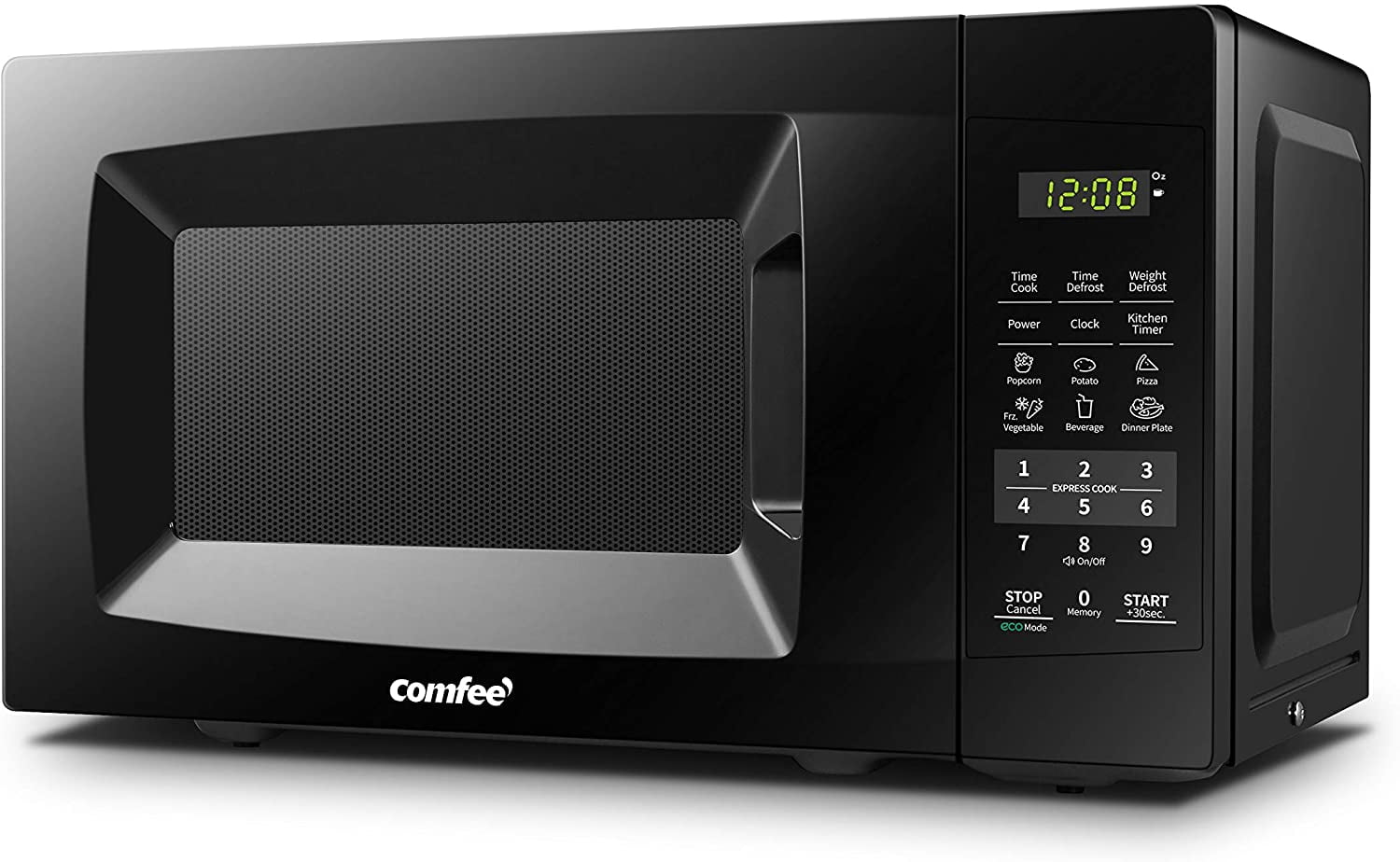 COMFEE' EM720CPLPMB Countertop Microwave Oven with Sound On/Off, ECO