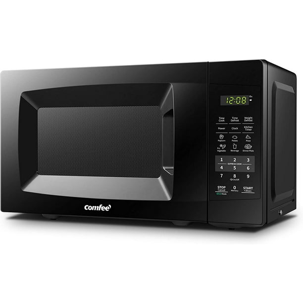 COMFEE' EM720CPLPMB Countertop Microwave Oven with Sound On/Off, ECO