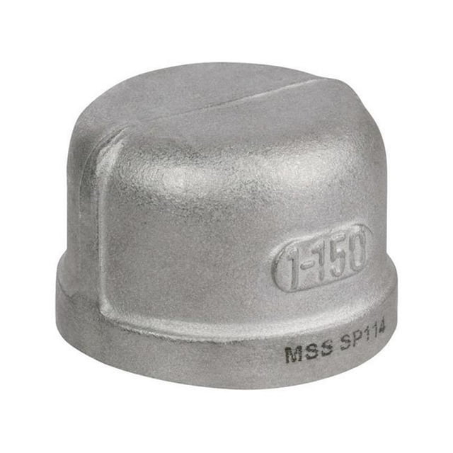 Smith Cooper 4868048 Bouchon en Acier Inoxydable 1,5 Po FPT x 1,5 Po Dia. FPT