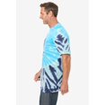 thumbnail image 2 of KingSize Men's Big & Tall Lightweight Tie-Dye Crewneck Tee, 2 of 4