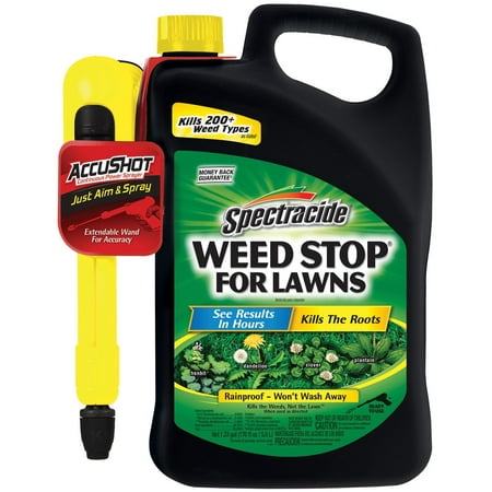 Spectracide Weed Stop for Lawns AccuShot Sprayer, 1.33-Gallon