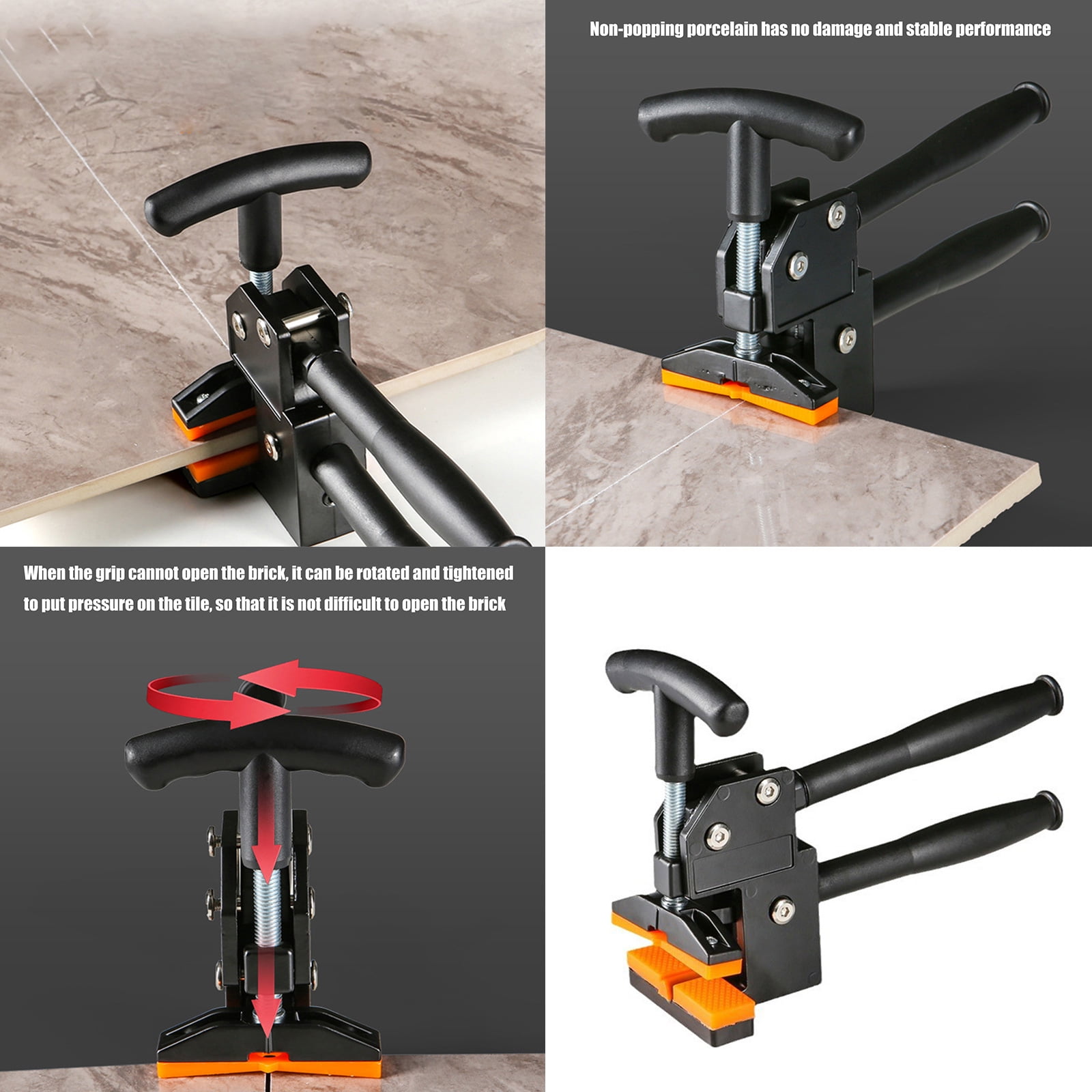 RUISINERY Heavy Duty Manual Tile Cutter Pliers Glass Tile Opener Splitter for Precise and Efficient Ceramic Porcelain Cutting