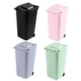 thumbnail image 5 of Raindrops Small Trash Cans 4Pcs Desktop Garbage Barrels with Odor Prevention for Craft Room and Bedroom, 5 of 8