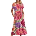 thumbnail image 1 of Mefallenssiah Pull Tricoté Col en U pour Femmes avec Dentelle et Robe Pull à la Mode, 1 of 3