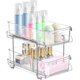 thumbnail image 1 of Organizadores de baño transparentes con separadores, con asas para cocina, despensa, tocador y botiquín (1 pieces), 1 of 7