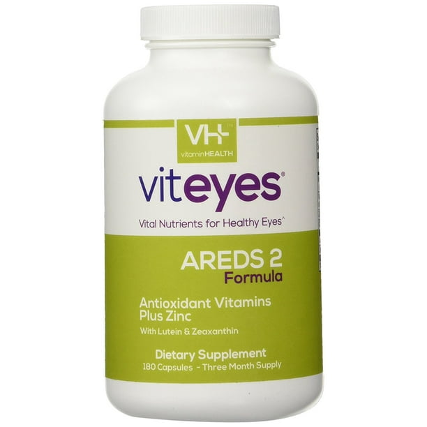 VITEYES AREDS 2 Antioxidant Vitamins +Zinc 180ct /3 Month Supply 4