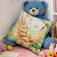 thumbnail image 5 of Pillow Covers 18x18, Easter Decorations Throw Pillow Covers, Spring Decor for Home Bedroom Couch Cushion Cover, Multicolor, 5 of 7