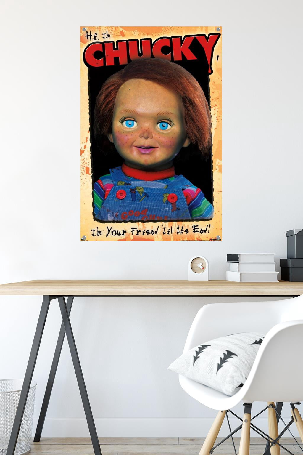 Child's Play 2 - Portrait Wall Poster with Pushpins, 22.375" x 34"