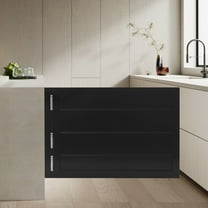 Solid Wood Swing Door, Porch Entrance Swinging Door 180° Opening Angle 35.4*23.6in Black Solid Wood Swinging Door